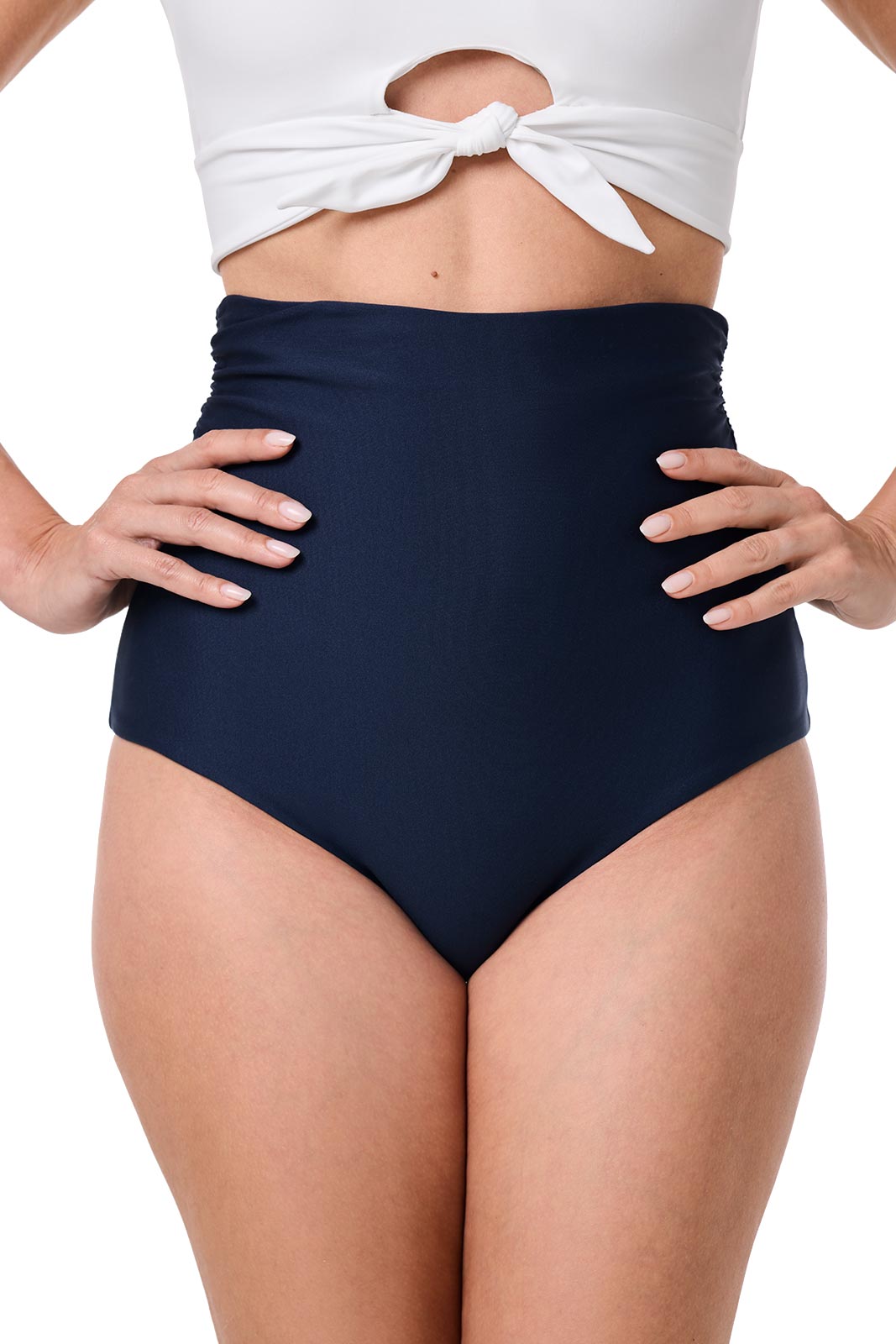 Women's Golden Isles Ultra High Rise Swim Bottom | Navy