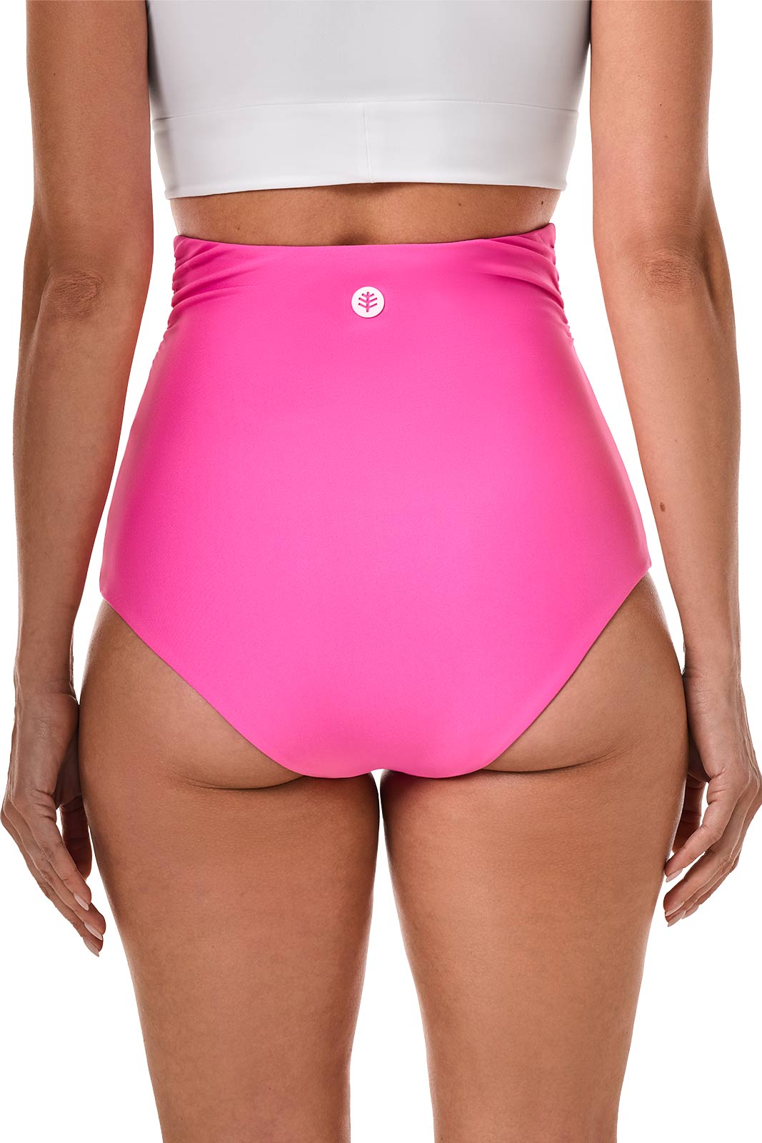 Women's Golden Isles Ultra High Rise Swim Bottom | Tulip Pink