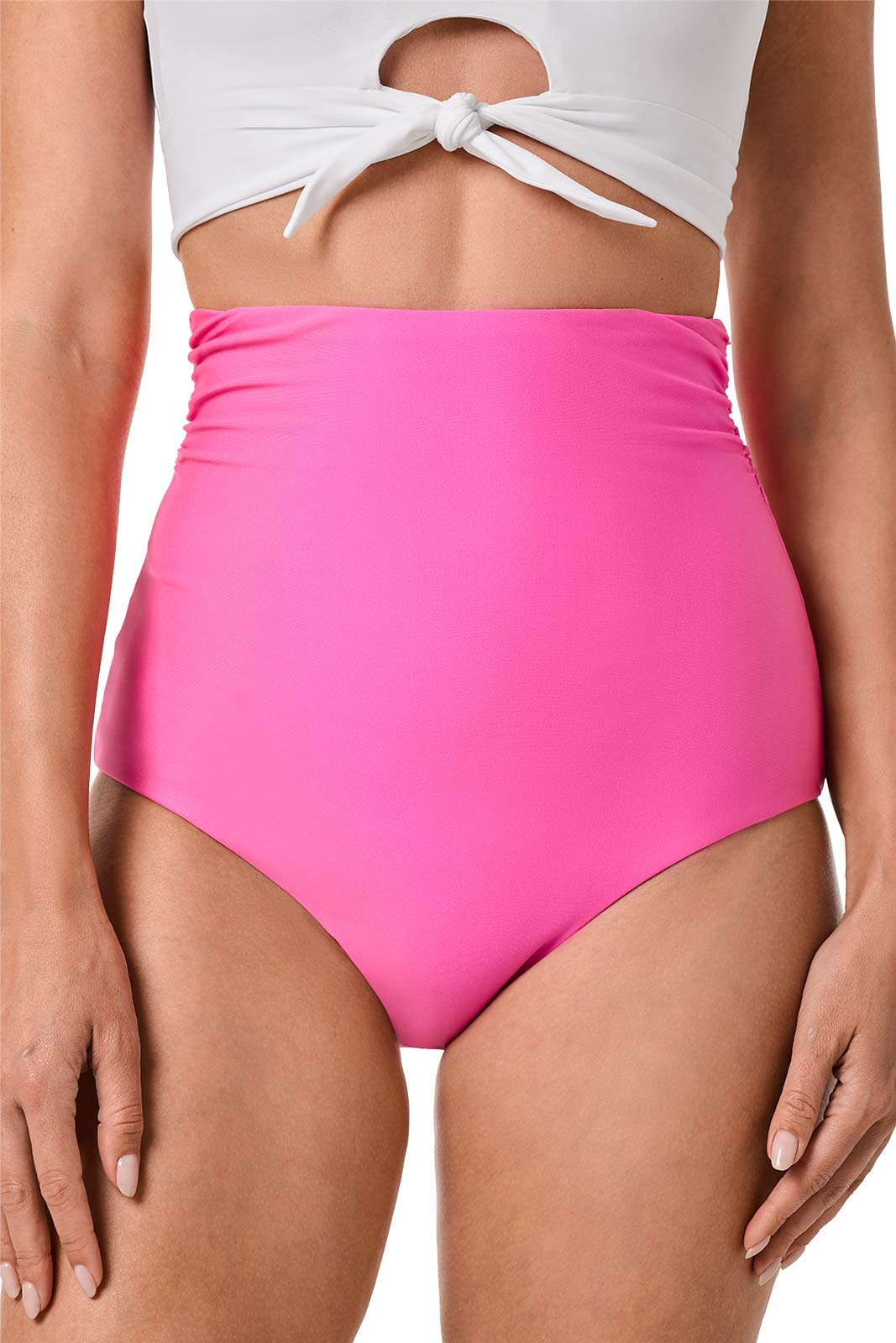 Women's Golden Isles Ultra High Rise Swim Bottom | Tulip Pink