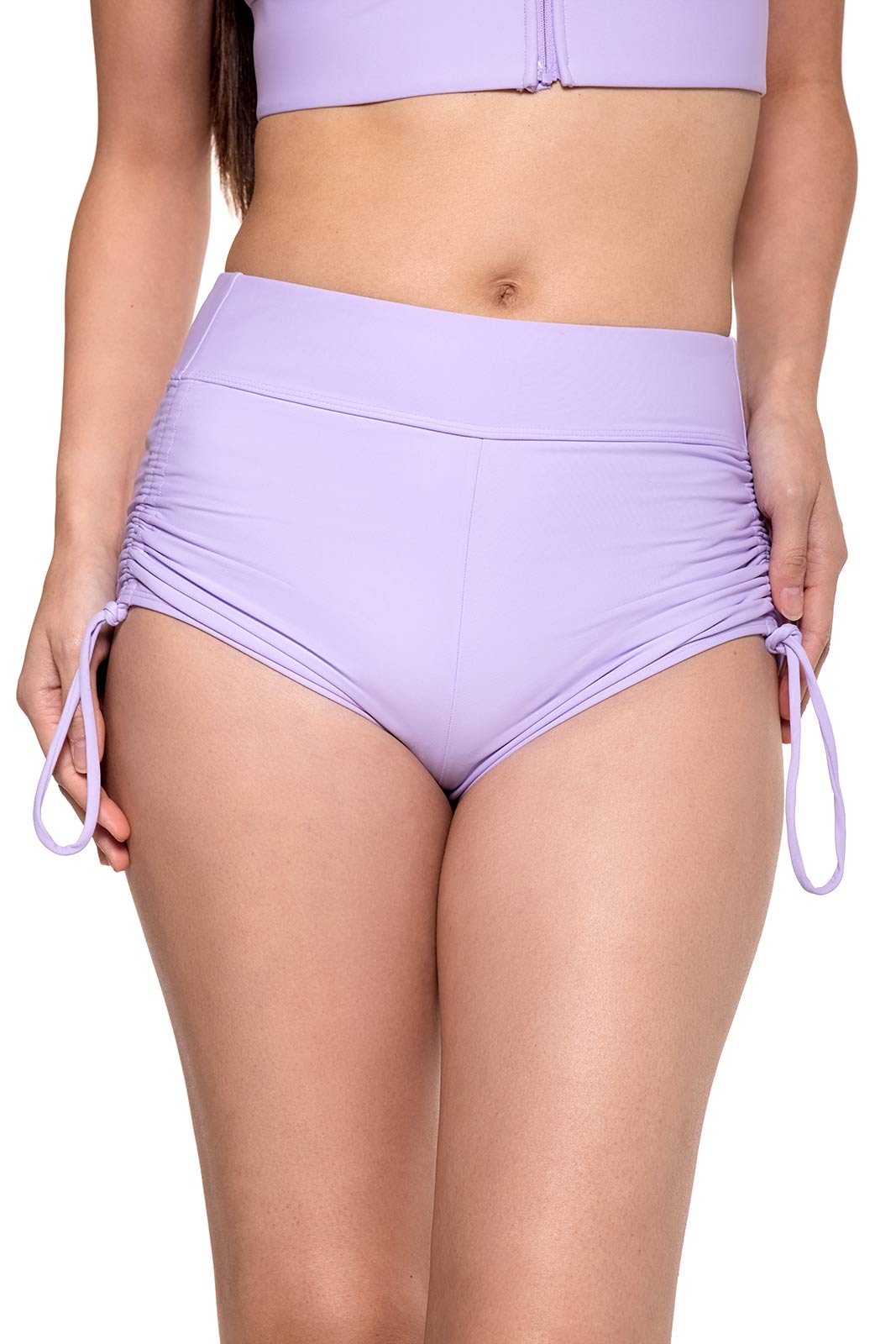 Women's Bayshore Ruched Swim Shorts | Lavendula