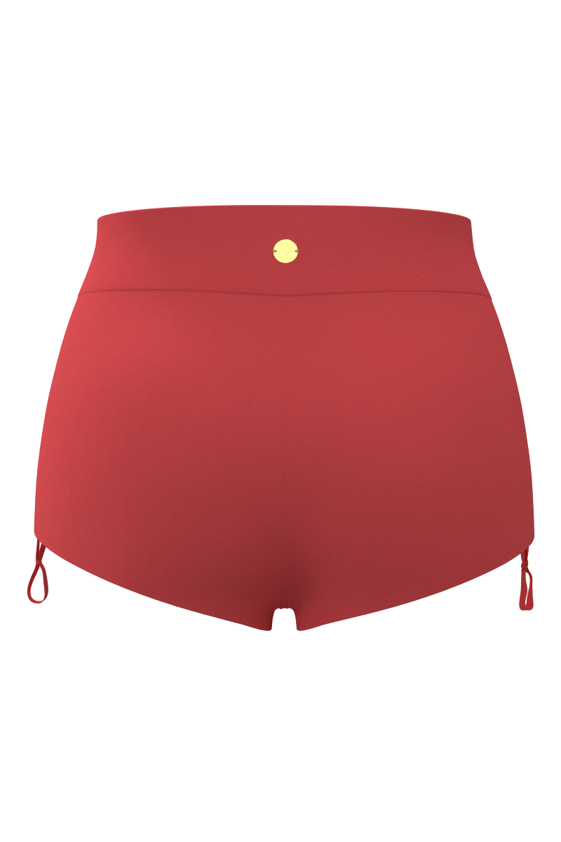 Women's Bayshore Ruched Swim Shorts | Coral Reef