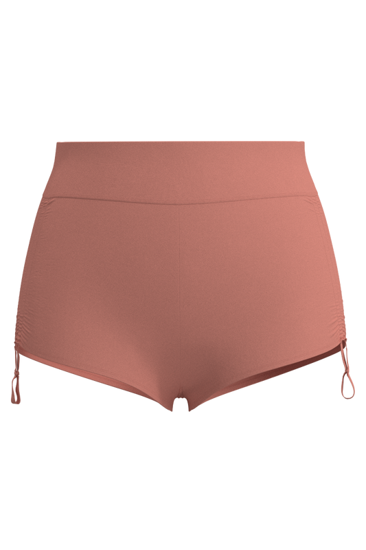 Women's Bayshore Ruched Swim Shorts | Soft Blush