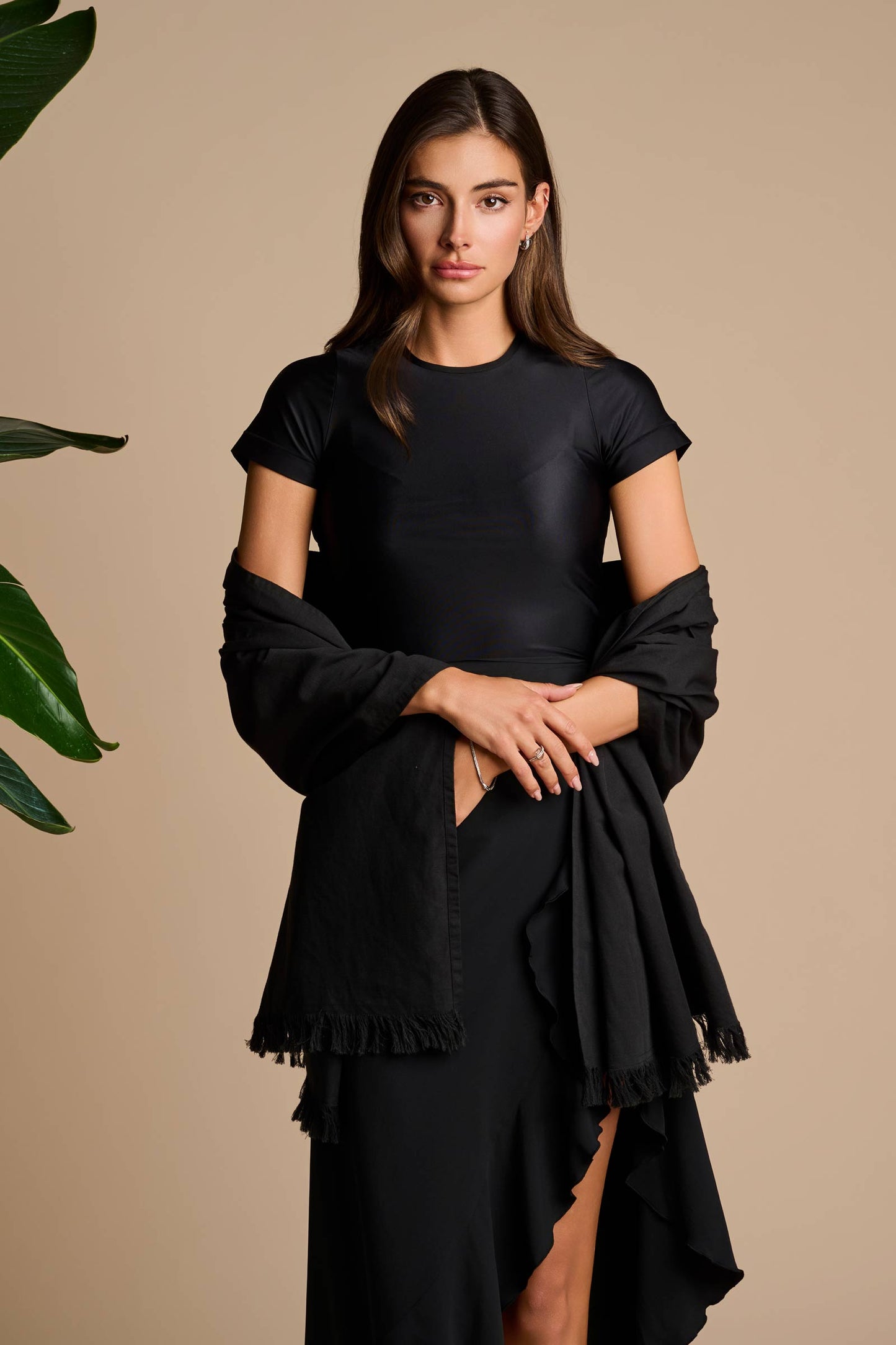 Women's Mott50 Melbourne Shawl | Black