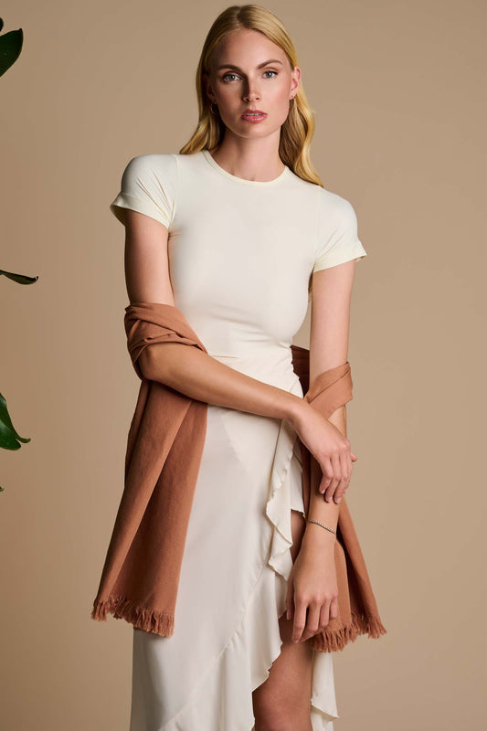 Women's Mott50 Melbourne Shawl | Mocha Mousse