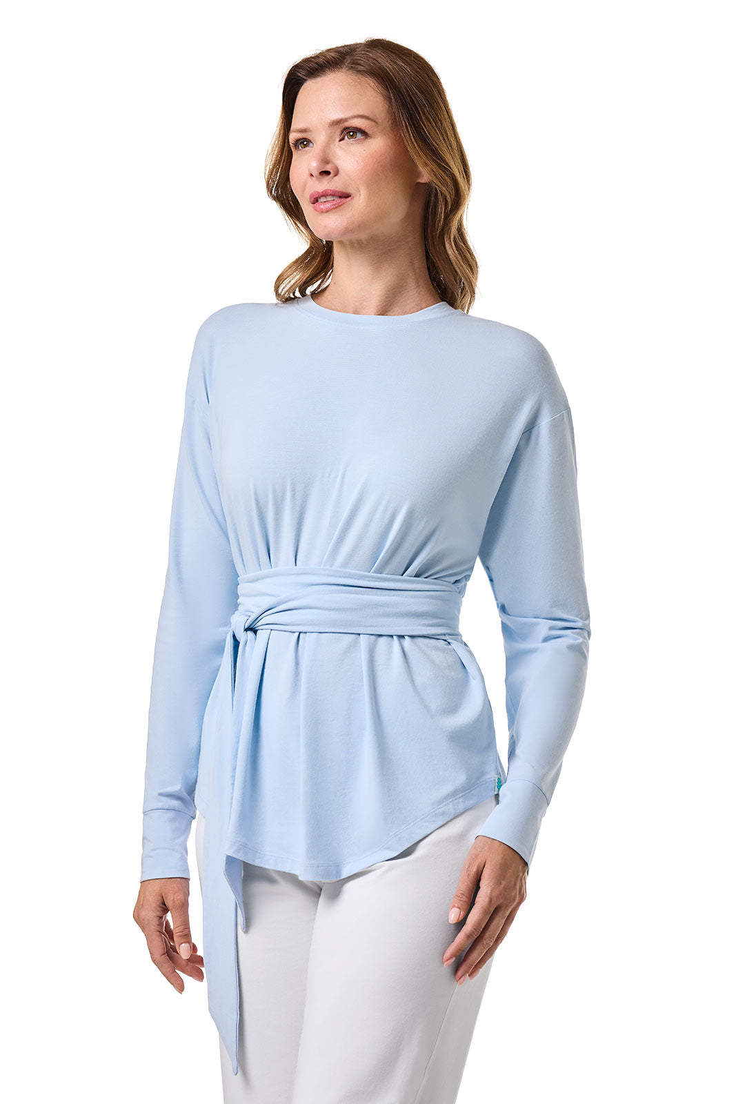 Women's Merrick Long Sleeve Tie Shirt | Skyride