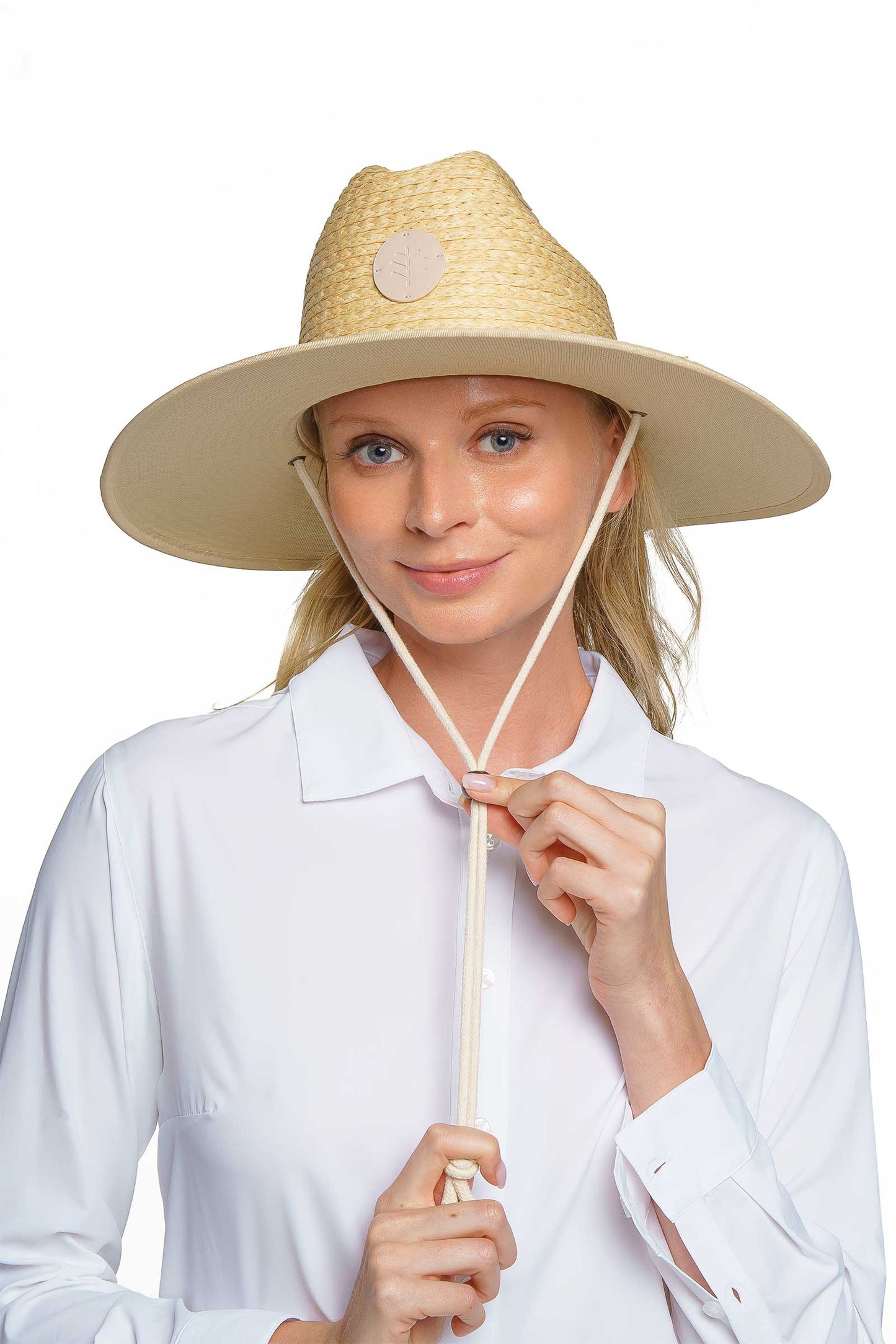 Unisex Bondi Lifeguard Straw Hat | Natural