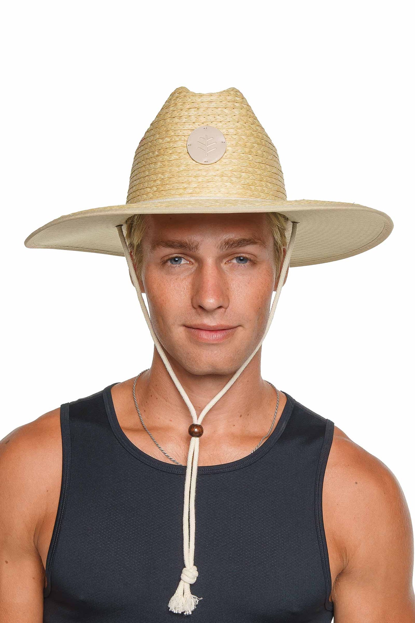 Unisex Bondi Lifeguard Straw Hat | Natural