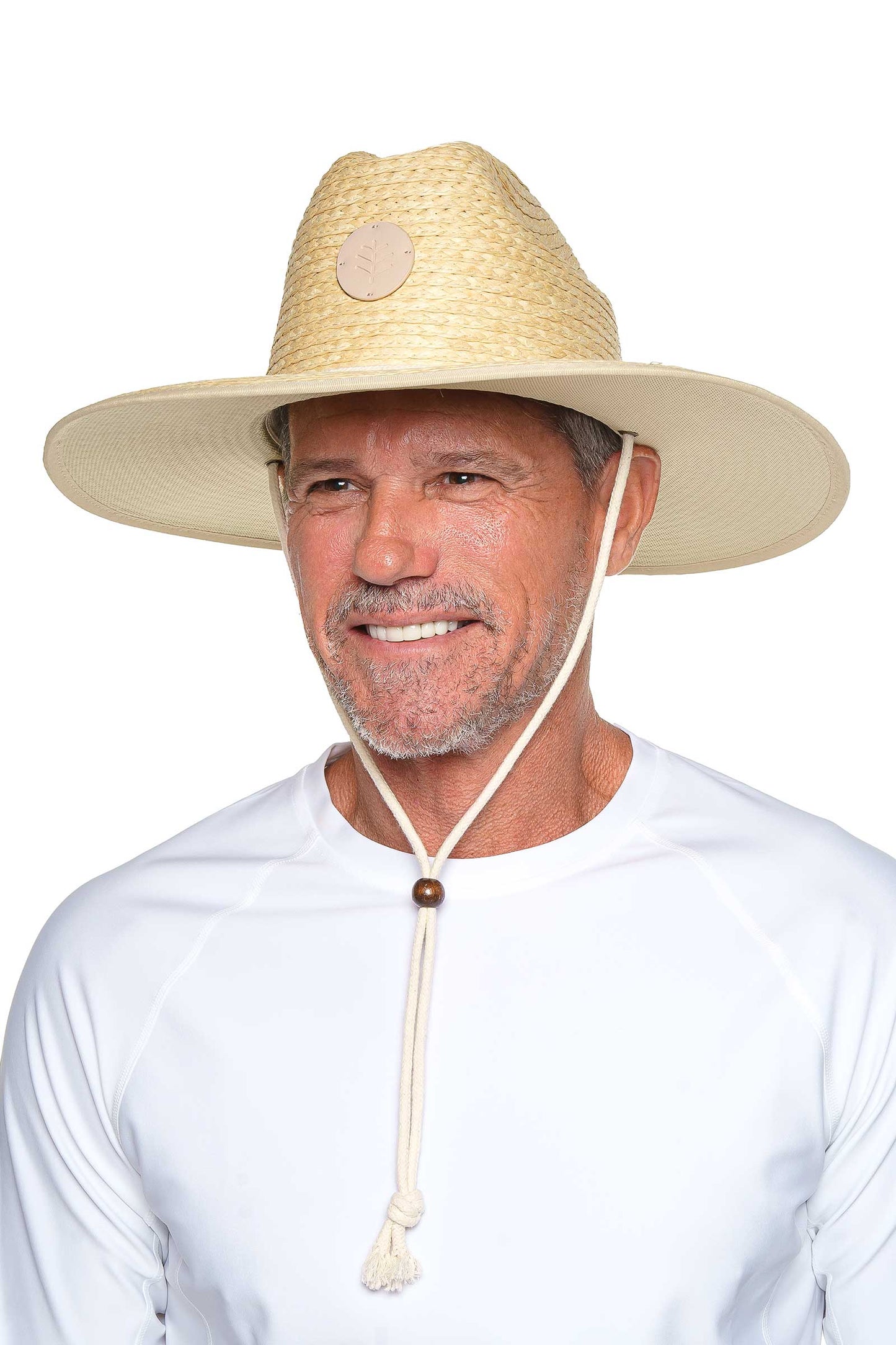 Unisex Bondi Lifeguard Straw Hat | Natural
