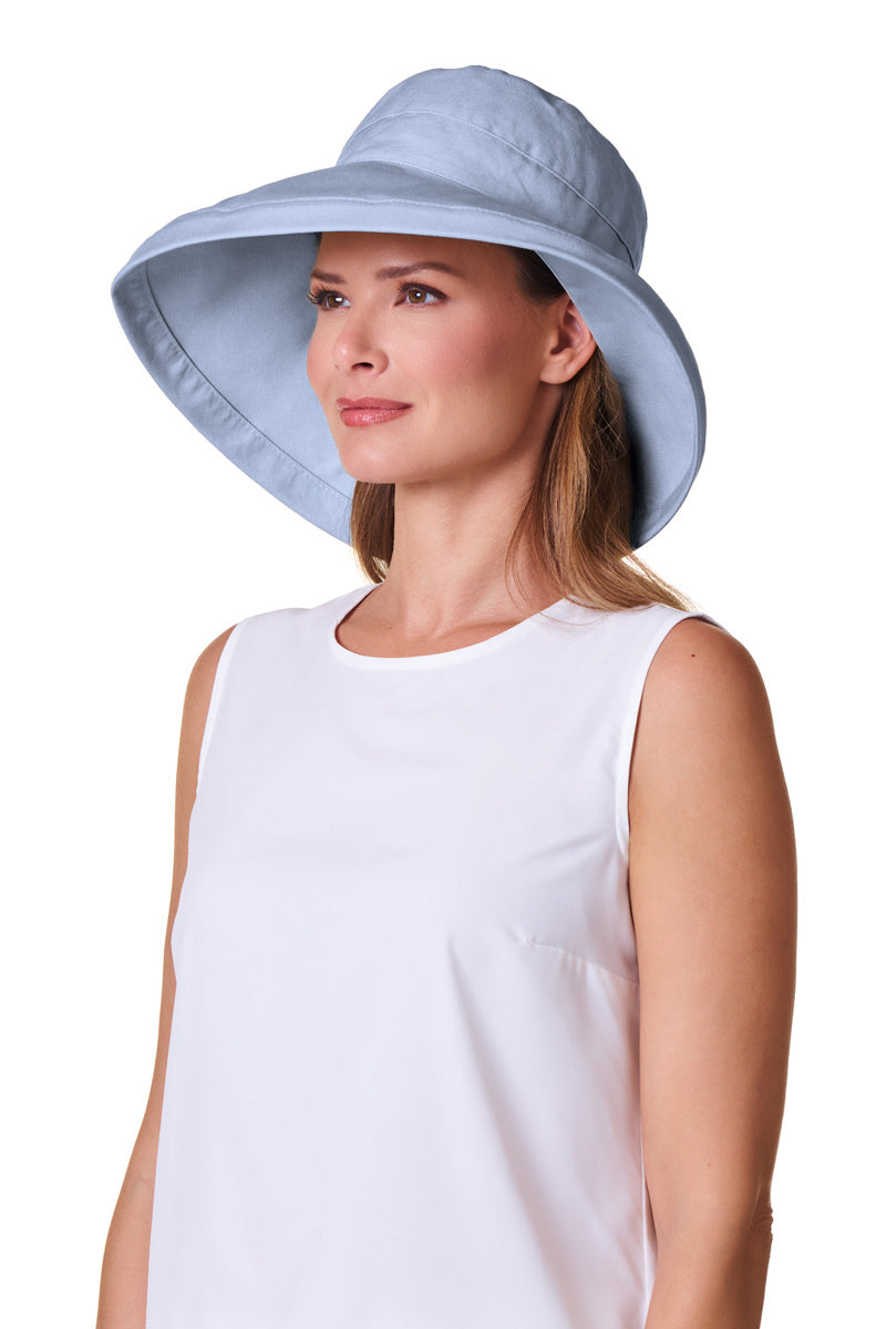 Women's Sydney Kettle Brim Cotton Hat | Periwinkle