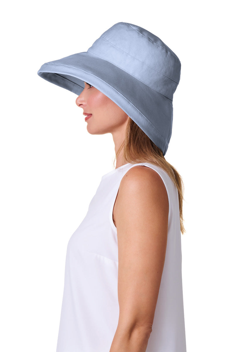Women's Sydney Kettle Brim Cotton Hat | Periwinkle