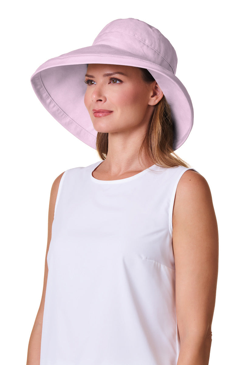 Women's Sydney Kettle Brim Cotton Hat | Powder