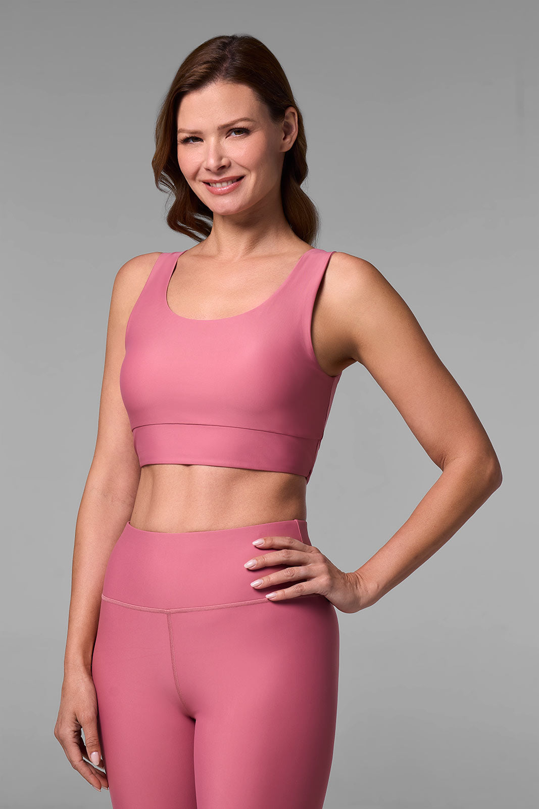 Women's Spring Garden Crop Bikini Top | Terracotta Rose