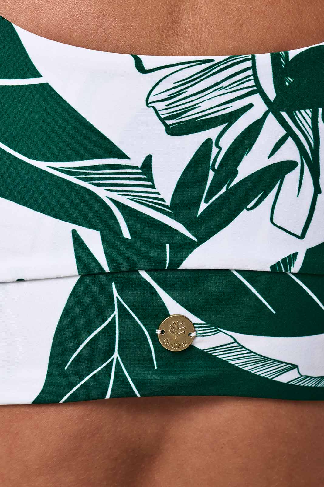 Women's Spring Garden Crop Bikini Top | Eden Palm Paradise