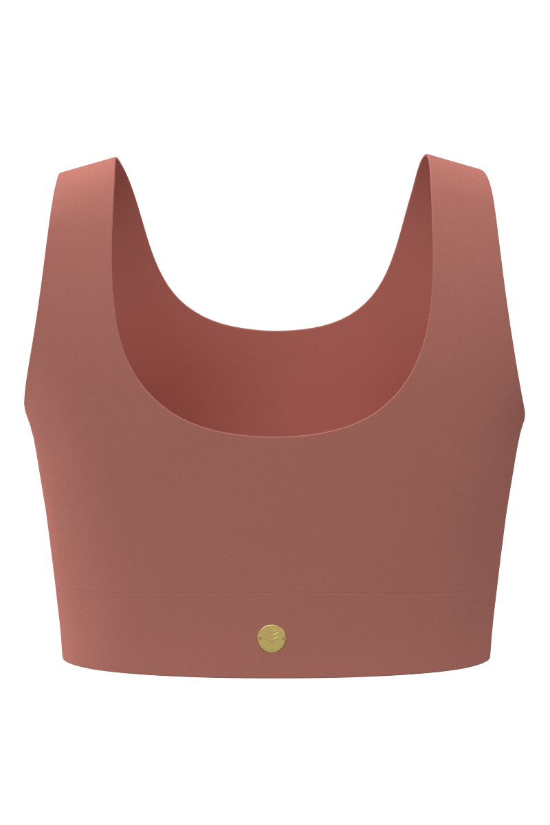 Women's Spring Garden Crop Bikini Top | Soft Blush