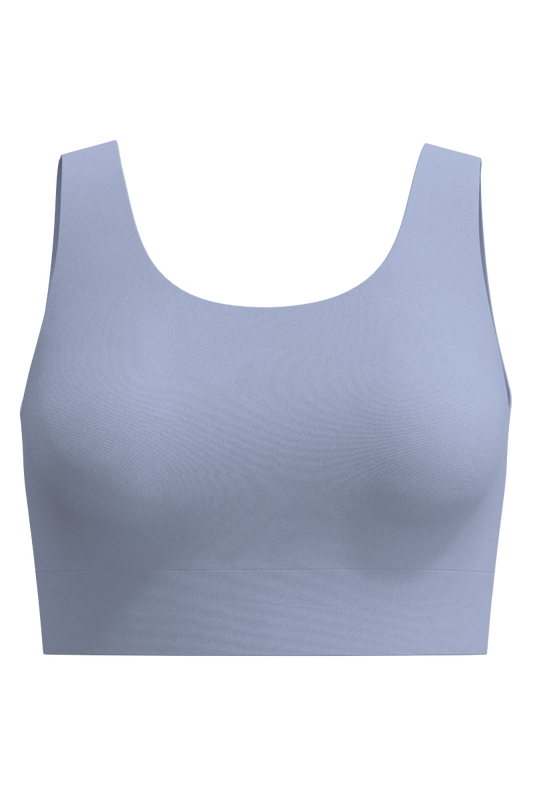Women's Spring Garden Crop Bikini Top | Periwinkle