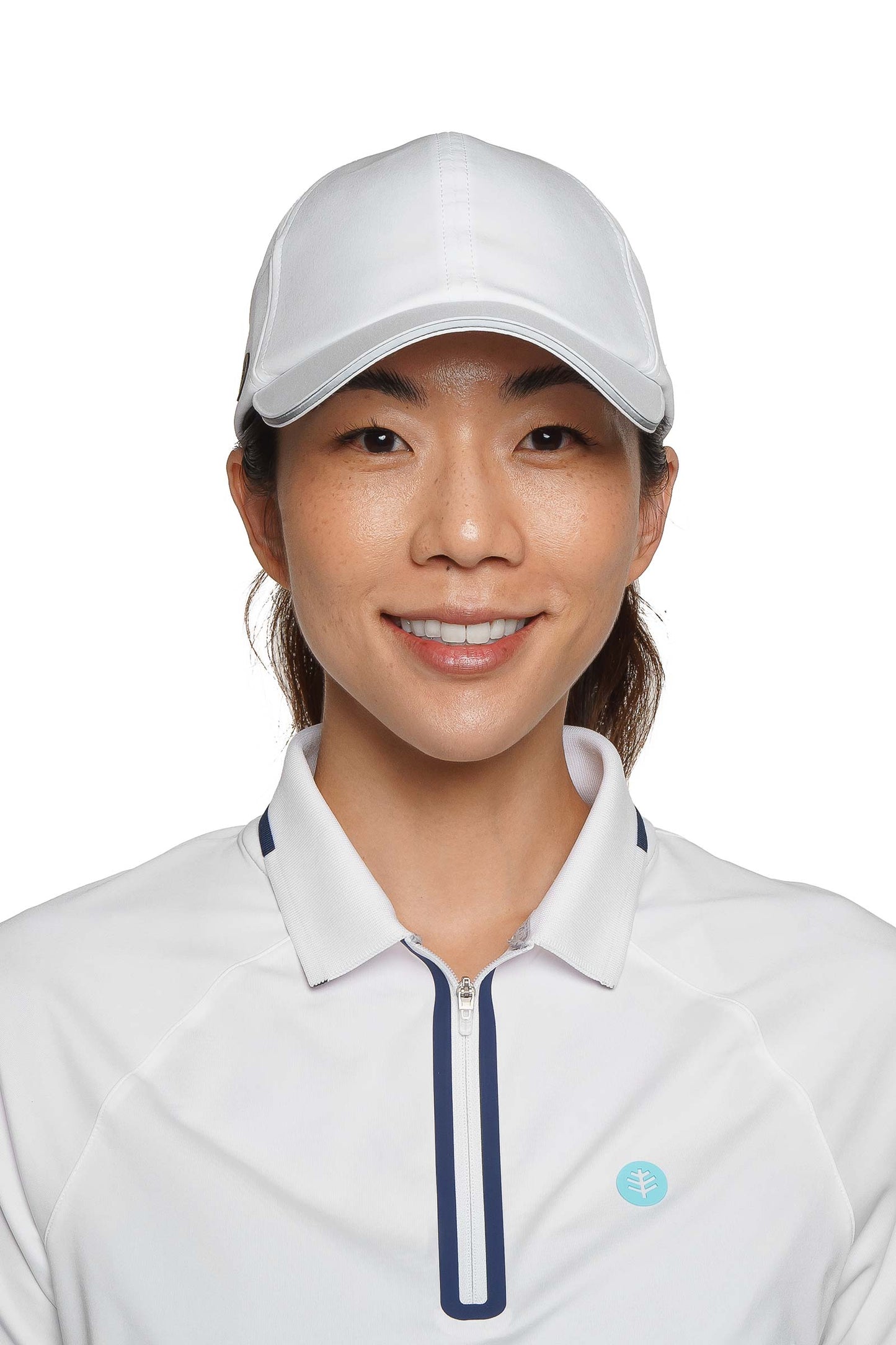 Unisex Racket Padel Ponytail Cap | White