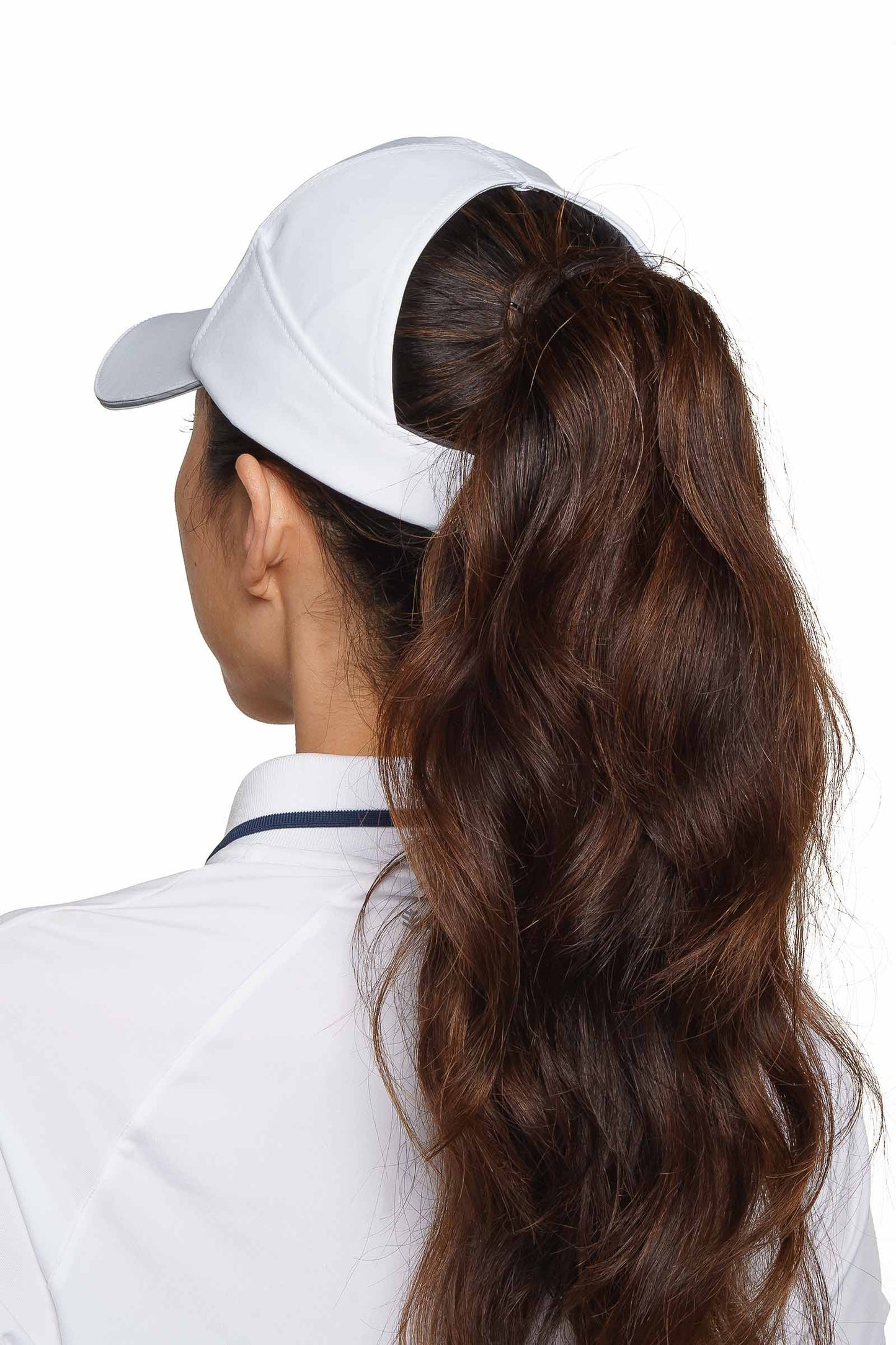 Unisex Racket Padel Ponytail Cap | White