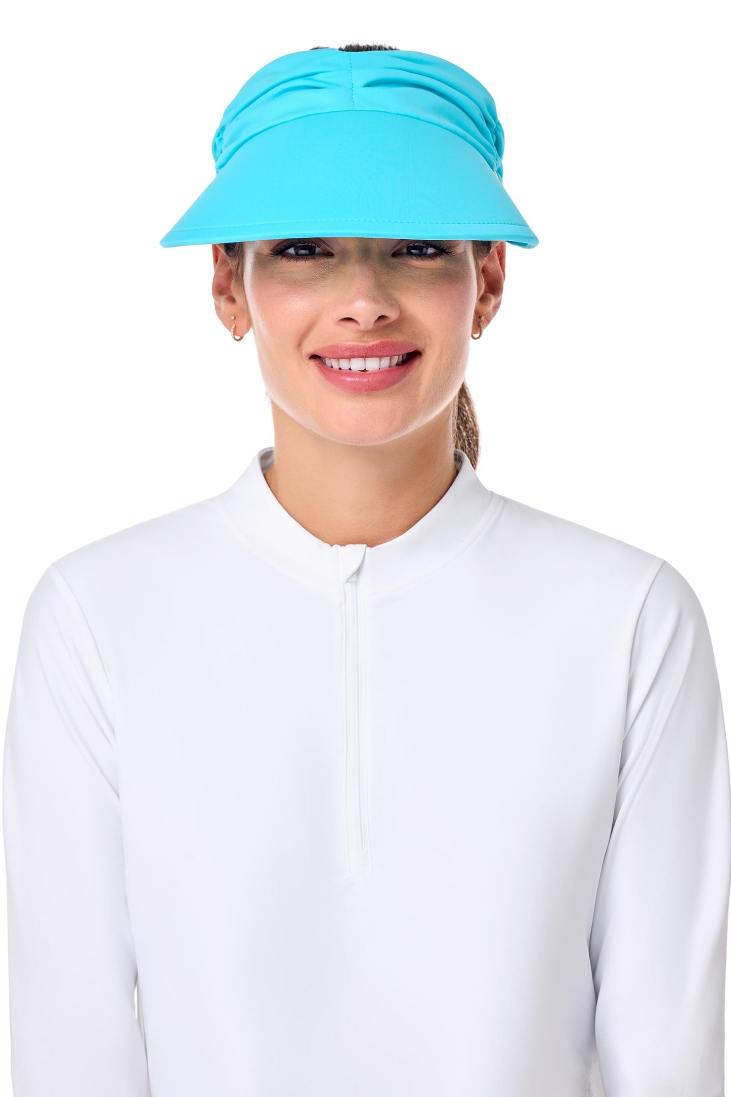 Women's Exuma Swim Visor | Blue Curacao