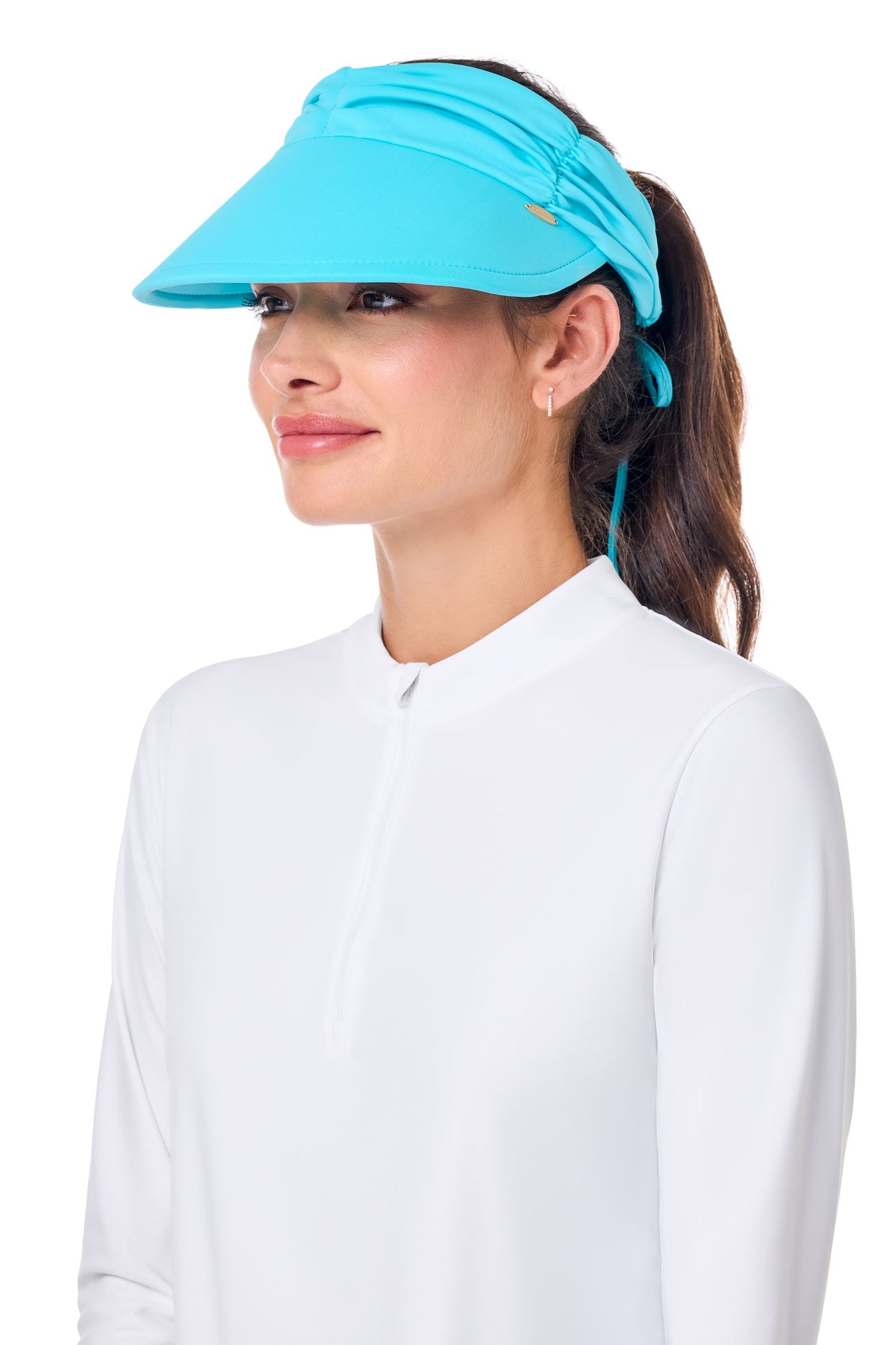 Women's Exuma Swim Visor | Blue Curacao