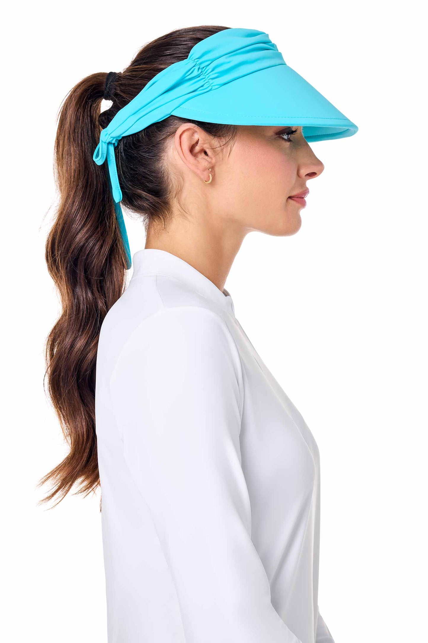 Women's Exuma Swim Visor | Blue Curacao