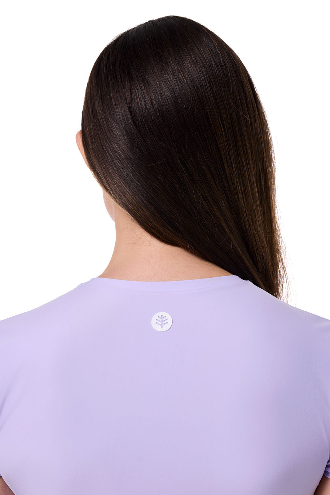 Women's Hibiscus Island Crop Swim T-Shirt | Lavendula