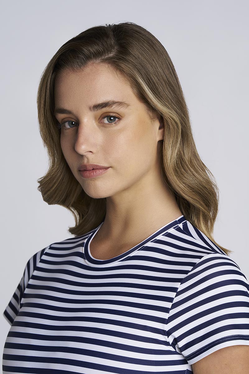 Color_White/Navy Stripe