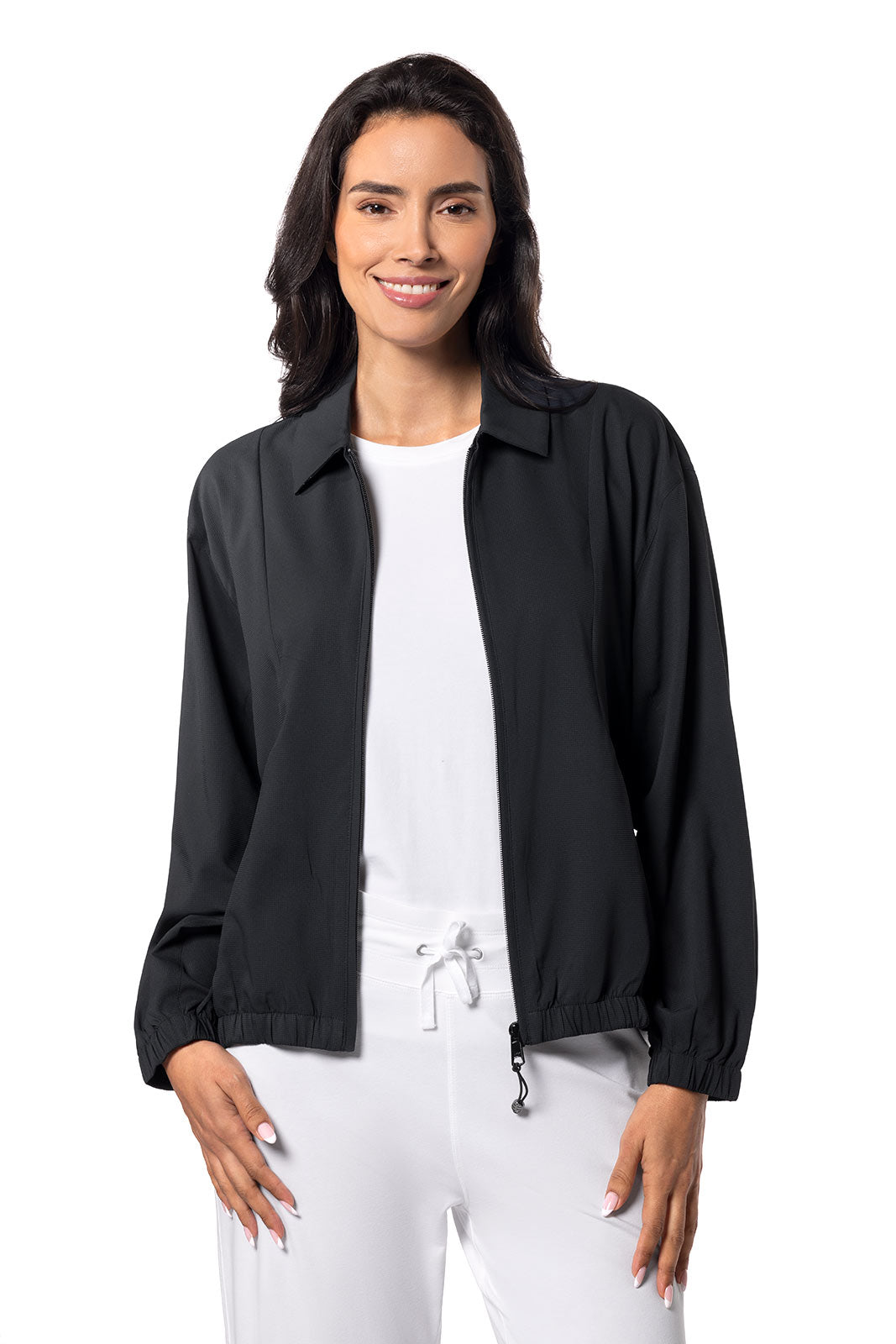 Women's Destin Travel Windbreaker | Black