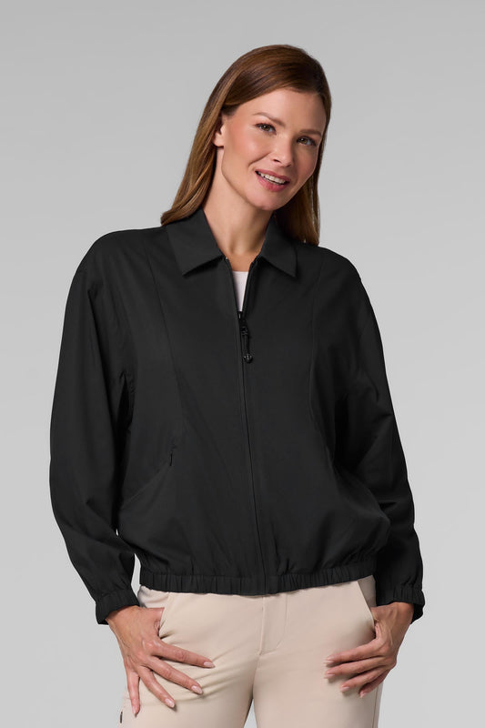 Women's Destin Travel Windbreaker | Black