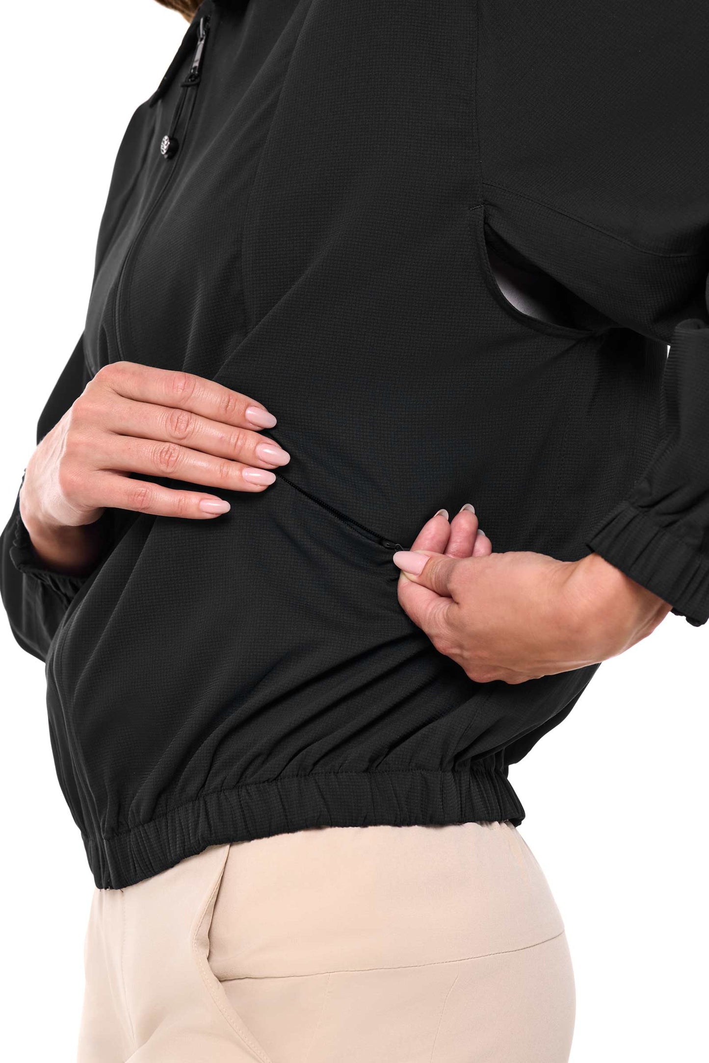 Women's Destin Travel Windbreaker | Black