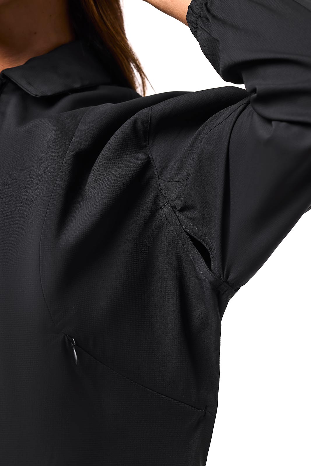 Women's Destin Travel Windbreaker | Black