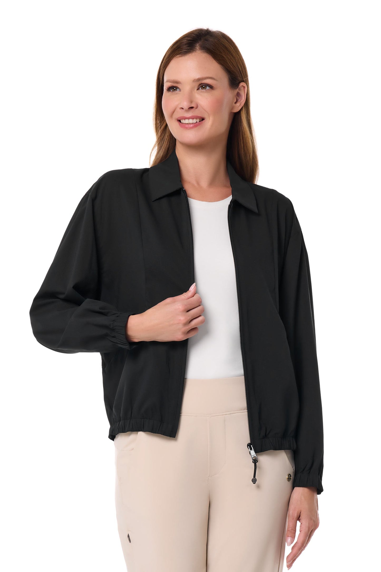 Women's Destin Travel Windbreaker | Black