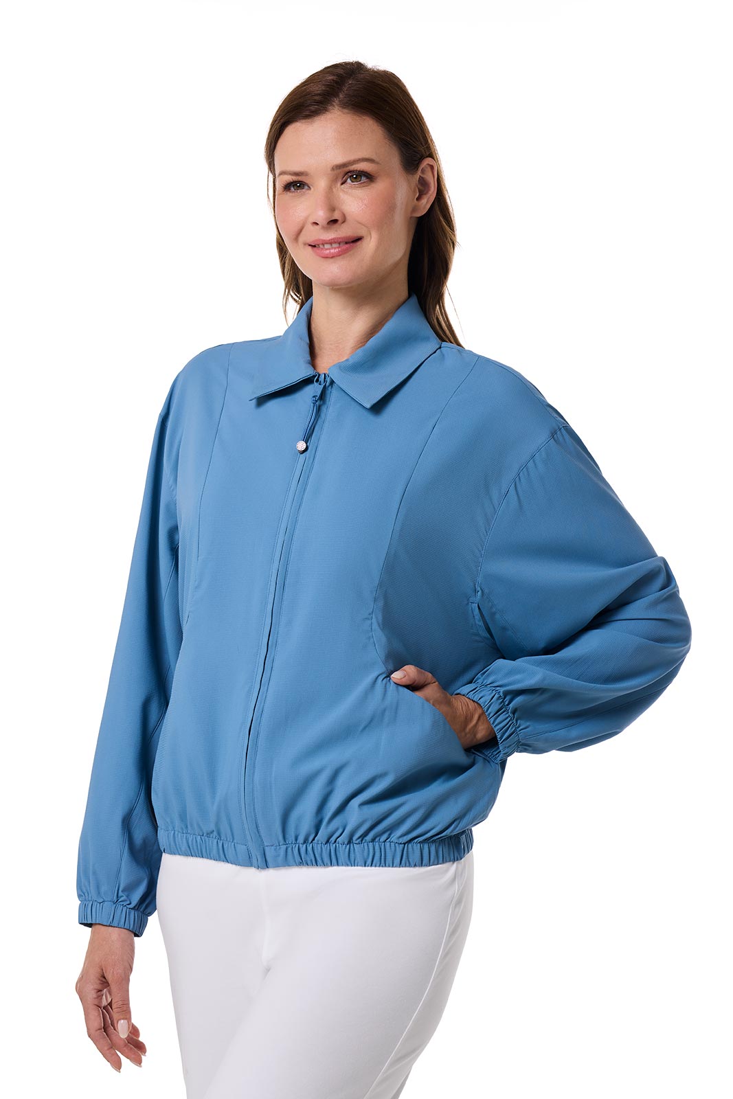Women's Destin Travel Windbreaker | Blue Dusk