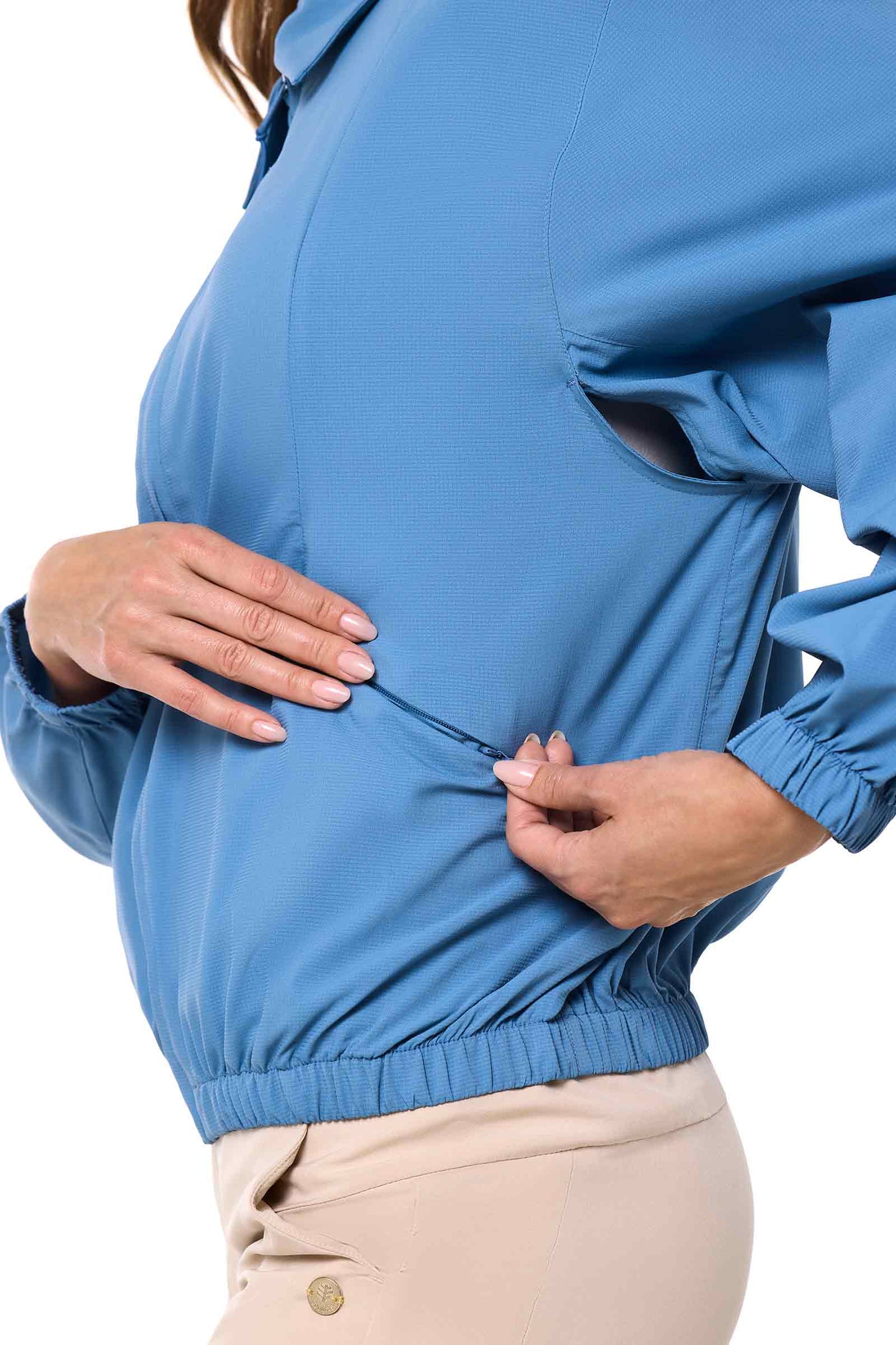 Women's Destin Travel Windbreaker | Blue Dusk