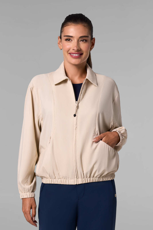 Women's Destin Travel Windbreaker | Pale Khaki
