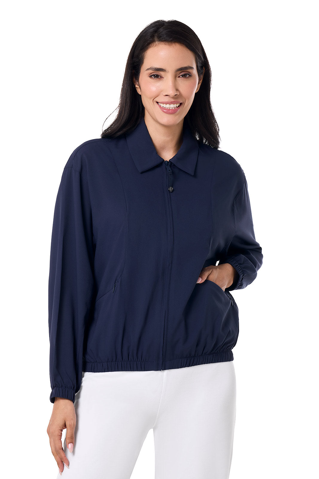 Women's Destin Travel Windbreaker | Navy