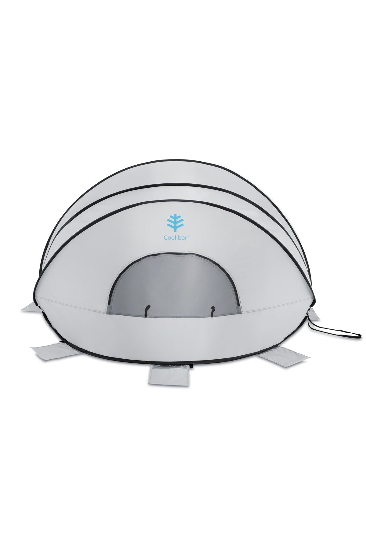 Soltent Instant Pop-Up Beach Tent | Silver/Green