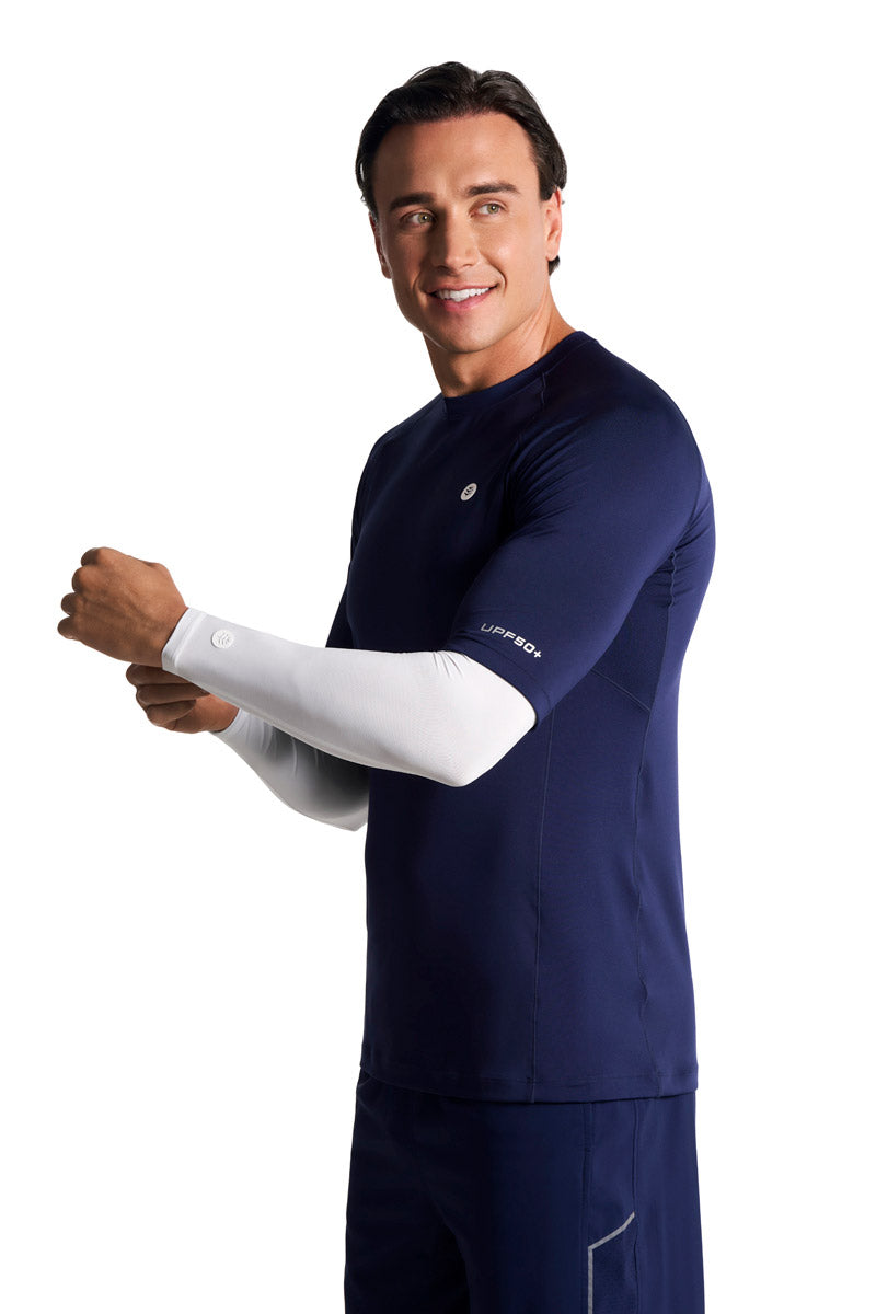 Men's MaxShield Performance Arm Sleeve | White