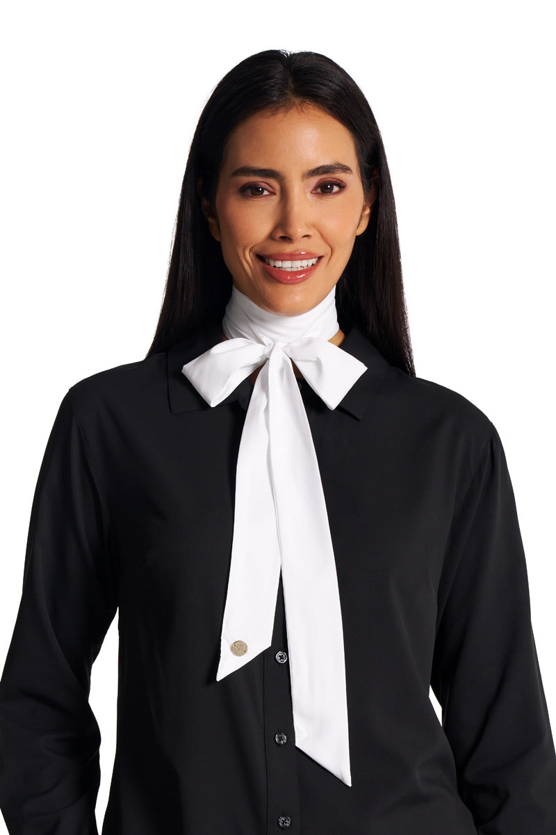 Women's Lantana Neck Bow | White