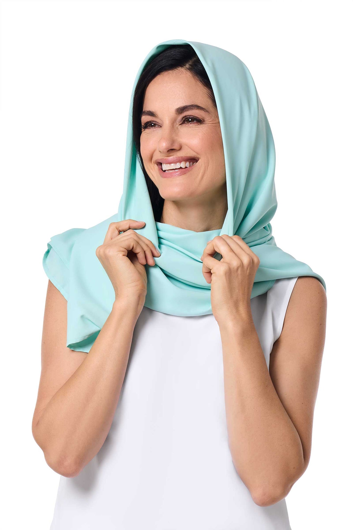 Women's Minneola Featherlight Scarf | Misty Aqua