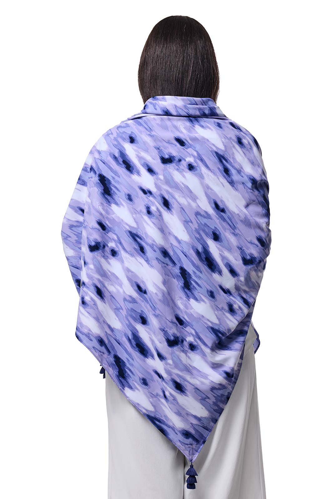 Women's Minneola Featherlight Scarf | Future Dusk Icat Watercolor