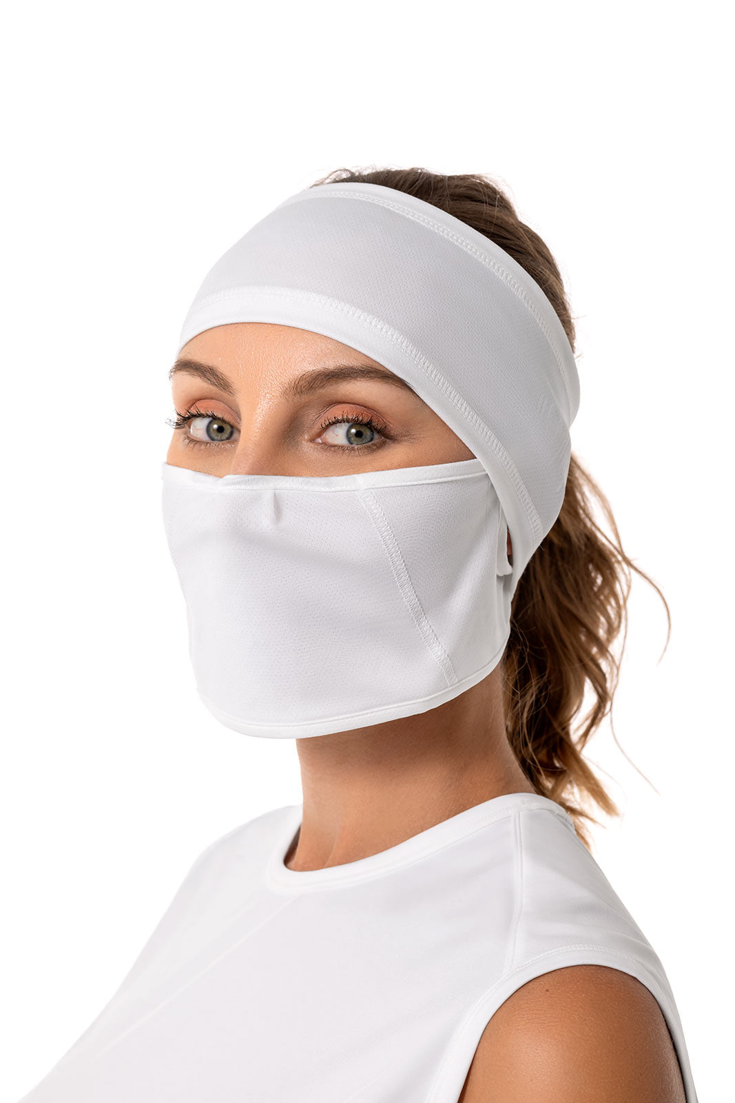 Unisex MaxShield Headband | White