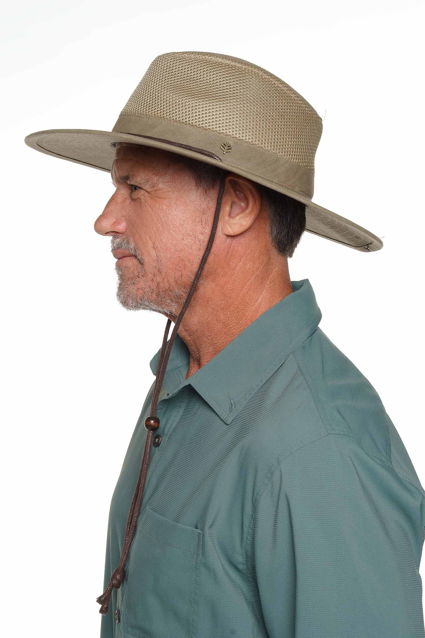 Unisex Walkabout Vented Hat Waxed Cotton | Smoke Grey