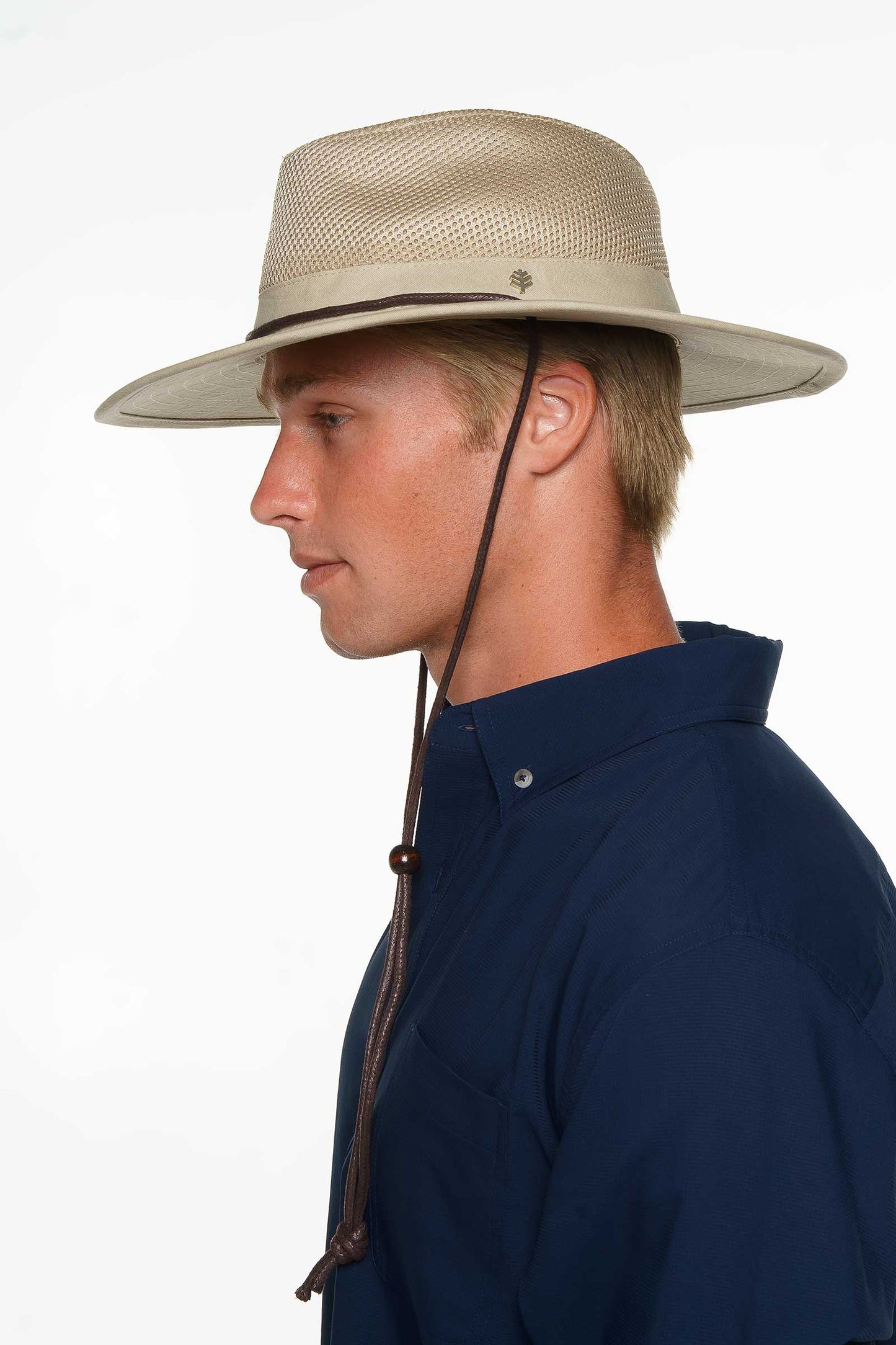 Unisex Walkabout Vented Hat Waxed Cotton | Khaki
