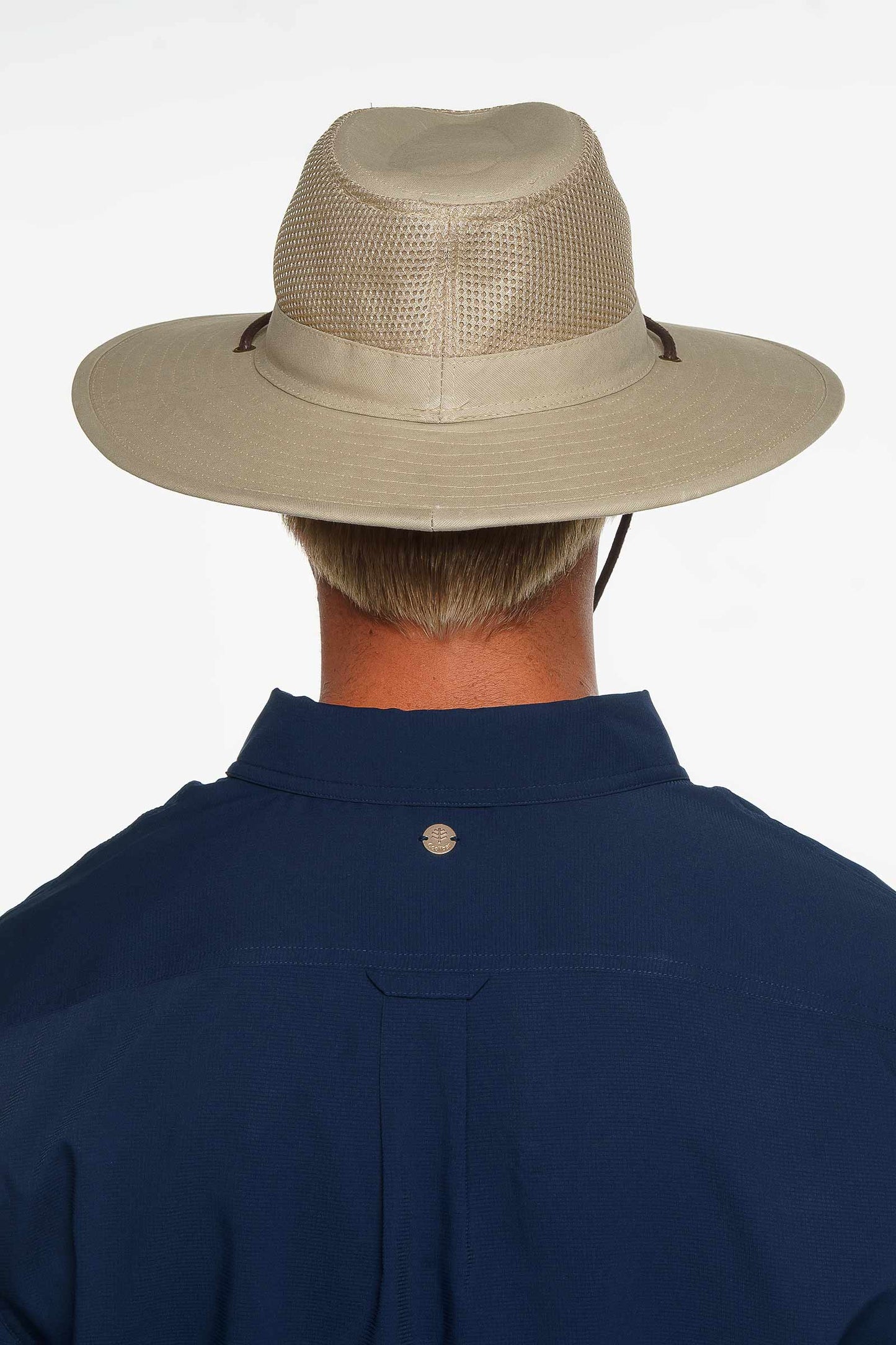 Unisex Walkabout Vented Hat Waxed Cotton | Khaki