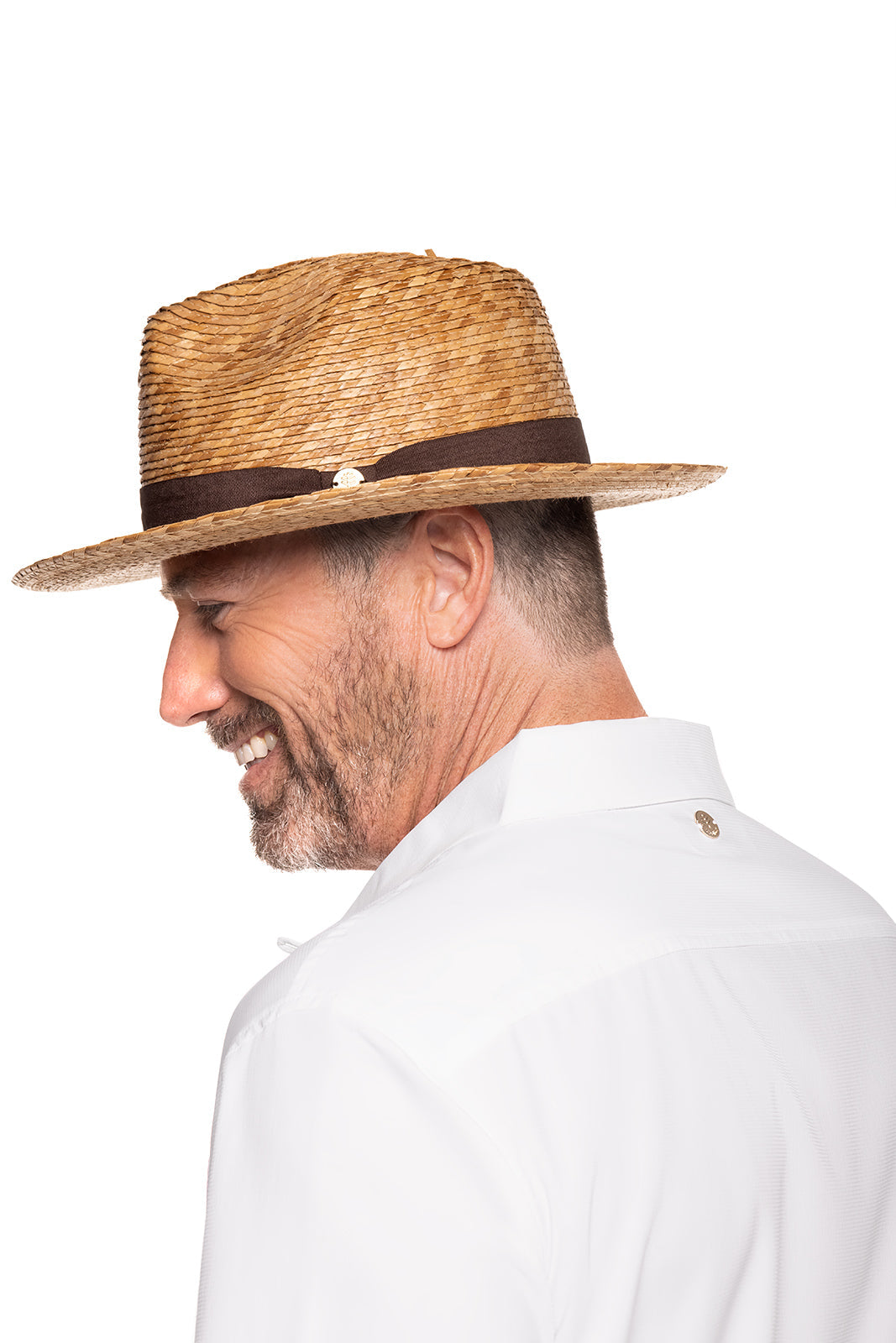 Men's Buri Straw Palm Fedora | Natural