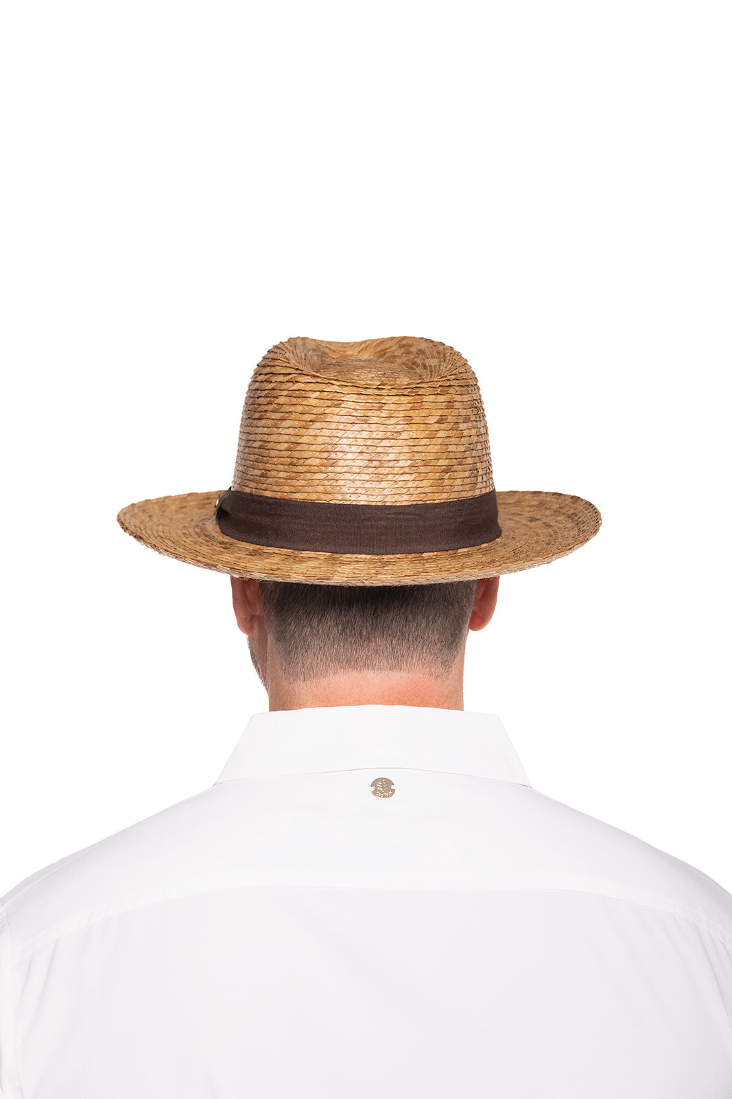 Men's Buri Straw Palm Fedora | Natural
