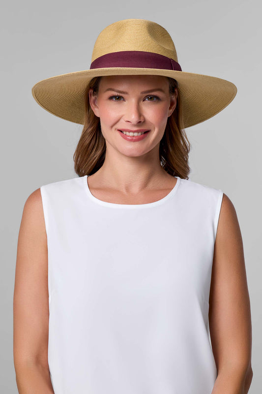 Women's Christy Large Brim Fedora | Natural