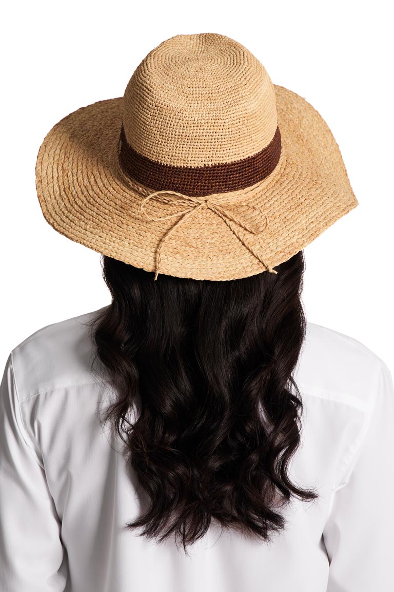 Unisex Playa Crochet Raffia Fedora | Natural