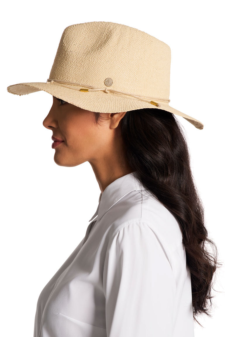 Women's Isla Hand Woven Fedora Toyo Straw | Natural
