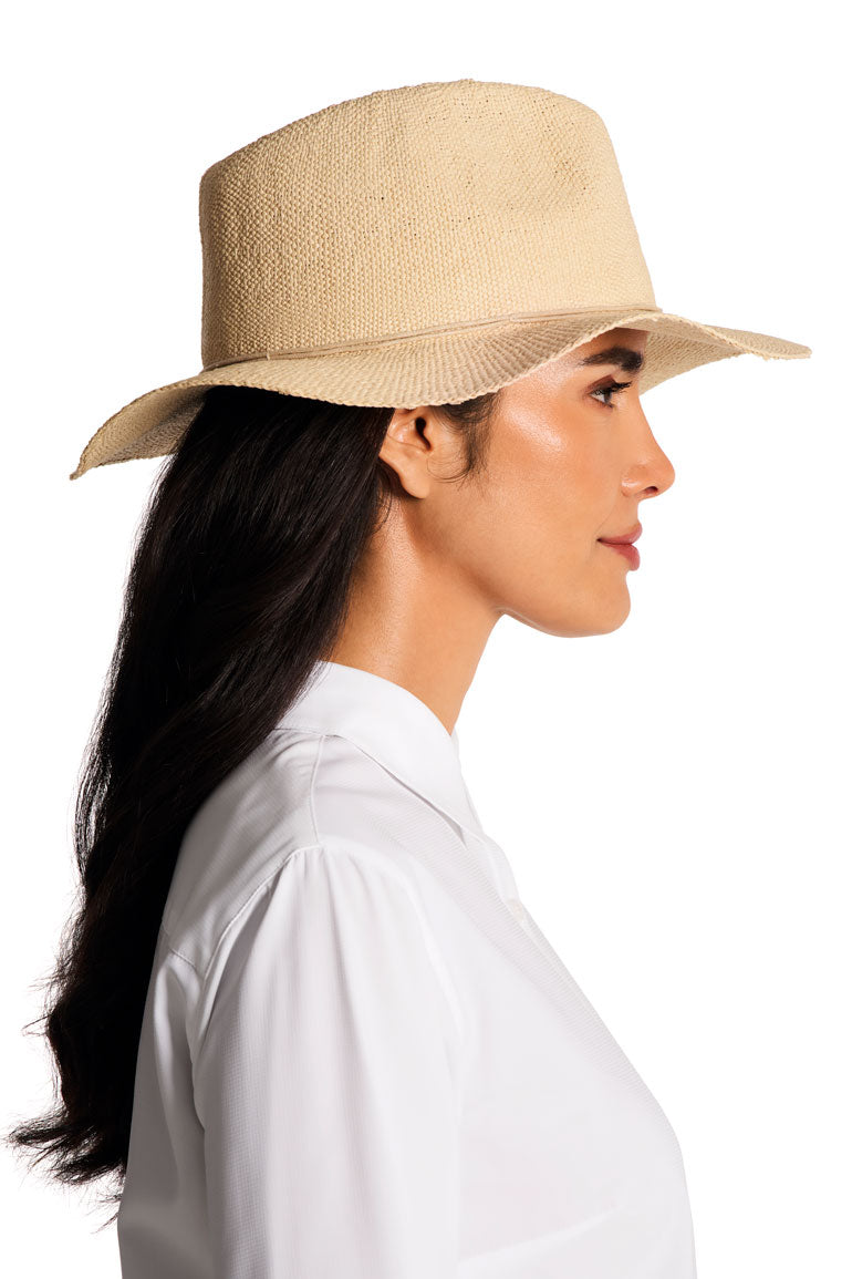Women's Isla Hand Woven Fedora Toyo Straw | Natural